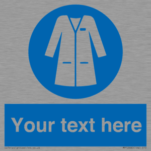 Custom Mandatory: Wear laboratory coat